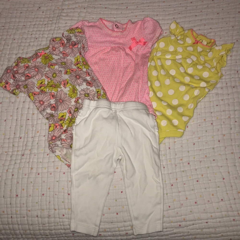Lot of Carter’s Onsies and Pant